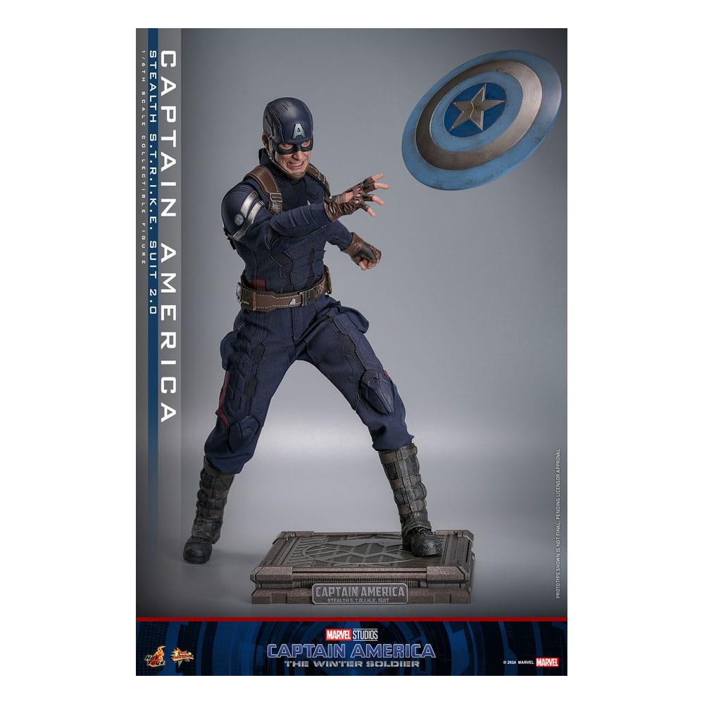 🔴PRE-ORDER Captain America (Stealth S.T.R.I.K.E. Suit) 2.0 1/6 Capitán América: el Soldado de Invierno Figura Movie Masterpiece