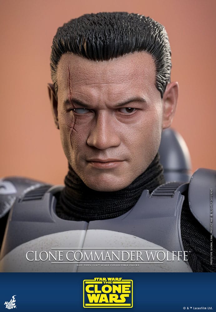 🔴PRE-ORDER Clone Commander Wolffe 1/6 Star Wars: The Clone Wars Figura