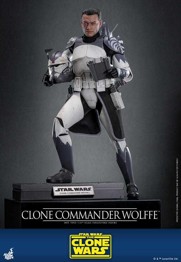 🔴PRE-ORDER Clone Commander Wolffe 1/6 Star Wars: The Clone Wars Figura