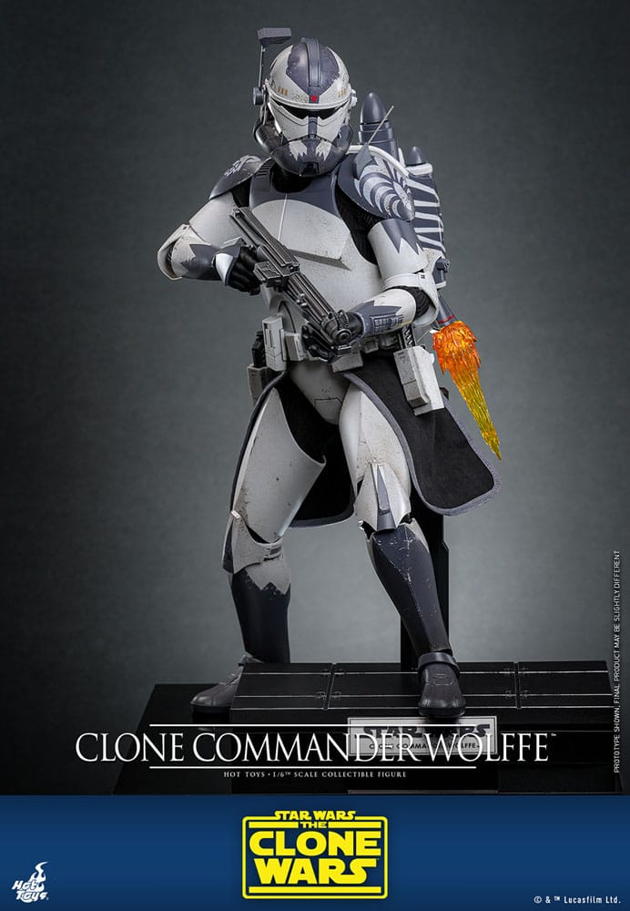 🔴PRE-ORDER Clone Commander Wolffe 1/6 Star Wars: The Clone Wars Figura