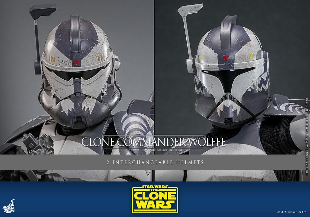 🔴PRE-ORDER Clone Commander Wolffe 1/6 Star Wars: The Clone Wars Figura