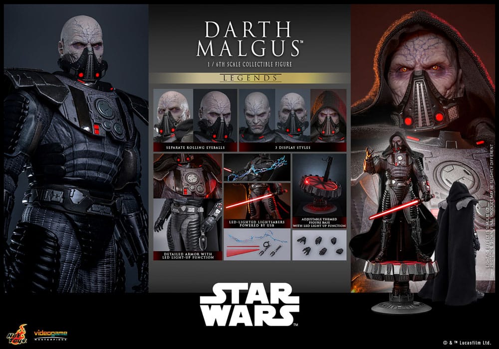 🔴PRE-ORDER Darth Malgus 1/6 Star Wars Legends Figura Videogame Masterpiece