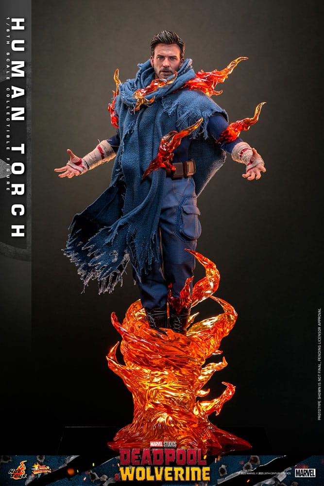 🔴PRE-ORDER Human Torch 1/6 Deadpool & Wolverine Movie Masterpiece Figura