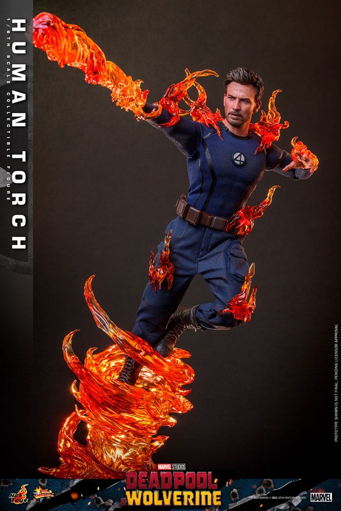 🔴PRE-ORDER Human Torch 1/6 Deadpool & Wolverine Movie Masterpiece Figura