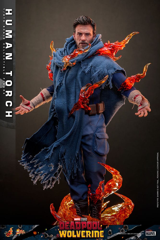 🔴PRE-ORDER Human Torch 1/6 Deadpool & Wolverine Movie Masterpiece Figura
