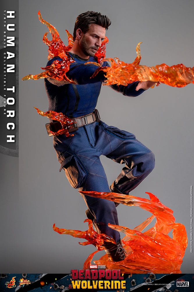 🔴PRE-ORDER Human Torch 1/6 Deadpool & Wolverine Movie Masterpiece Figura