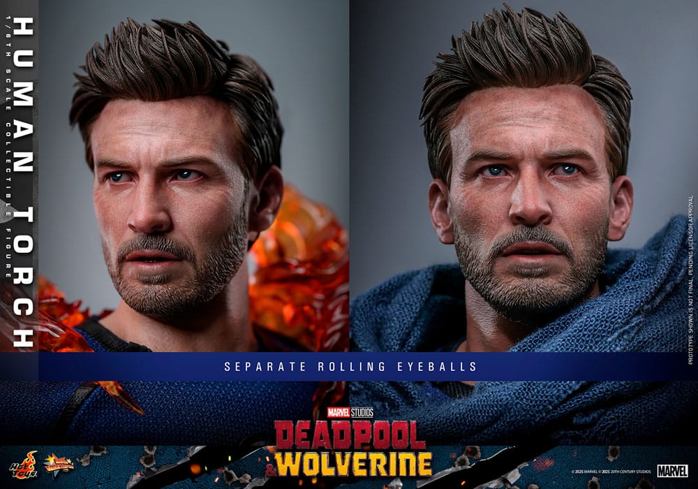 🔴PRE-ORDER Human Torch 1/6 Deadpool & Wolverine Movie Masterpiece Figura