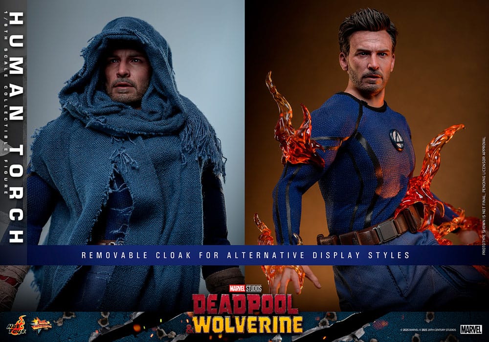 🔴PRE-ORDER Human Torch 1/6 Deadpool & Wolverine Movie Masterpiece Figura