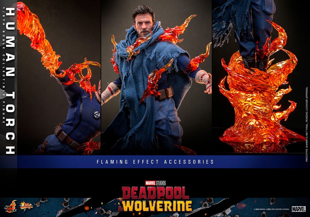 🔴PRE-ORDER Human Torch 1/6 Deadpool & Wolverine Movie Masterpiece Figura