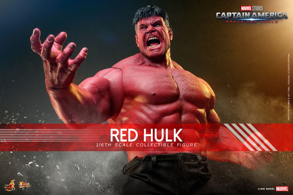 🔴PRE-ORDER Red Hulk 1/6 Captain America: Brave New World Figura Movie Masterpiece