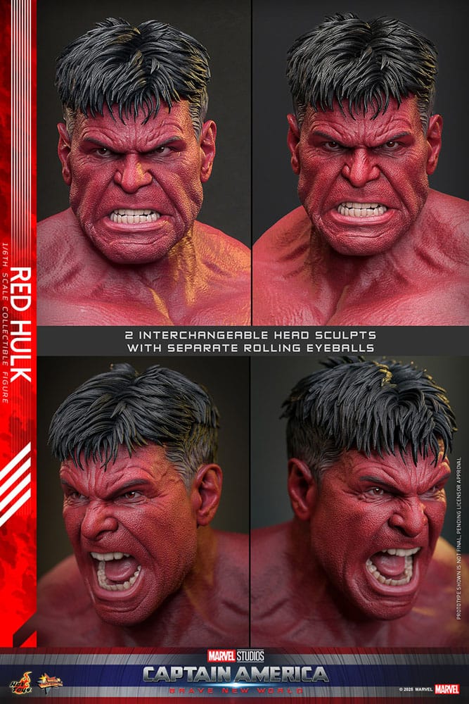 🔴PRE-ORDER Red Hulk 1/6 Captain America: Brave New World Figura Movie Masterpiece