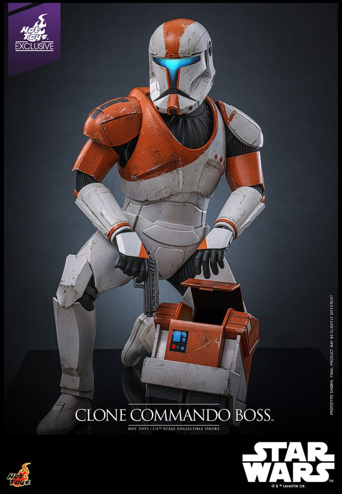 🔴PRE-ORDER Clone Commando Boss Hot Toys Exclusive 1/6 Star Wars: The Clone Wars Figura