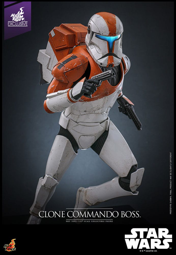 🔴PRE-ORDER Clone Commando Boss Hot Toys Exclusive 1/6 Star Wars: The Clone Wars Figura