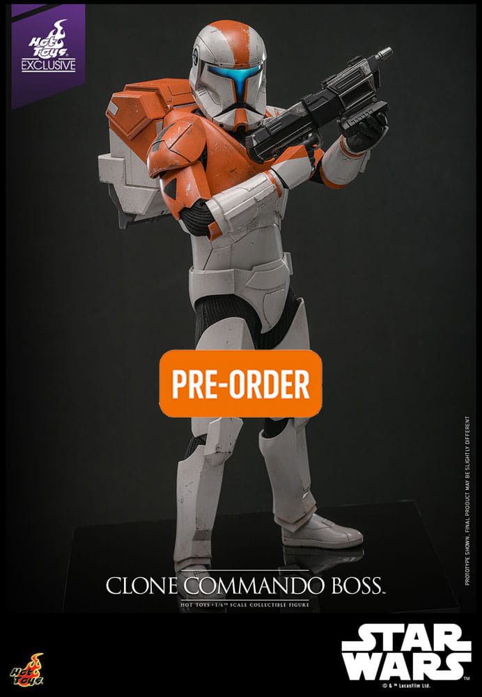 🔴PRE-ORDER Clone Commando Boss Hot Toys Exclusive 1/6 Star Wars: The Clone Wars Figura