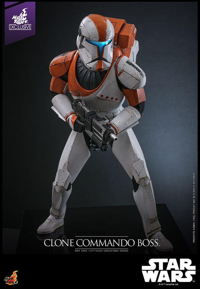 🔴PRE-ORDER Clone Commando Boss Hot Toys Exclusive 1/6 Star Wars: The Clone Wars Figura