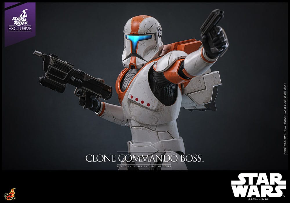 🔴PRE-ORDER Clone Commando Boss Hot Toys Exclusive 1/6 Star Wars: The Clone Wars Figura