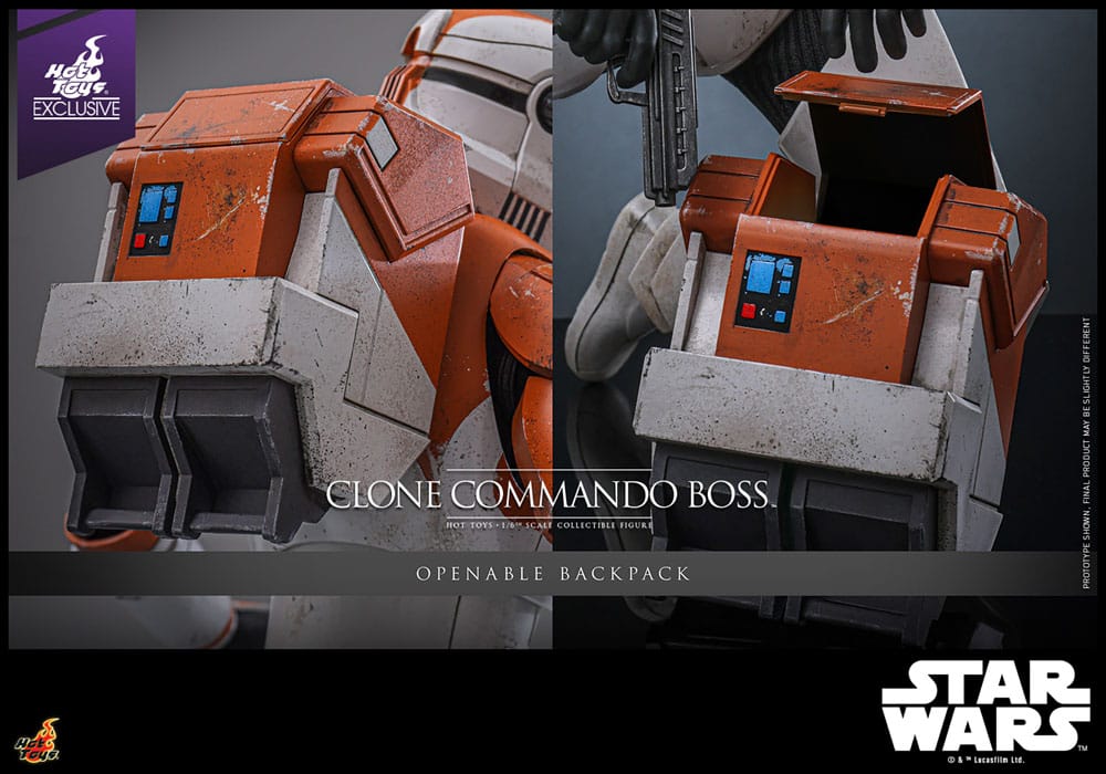 🔴PRE-ORDER Clone Commando Boss Hot Toys Exclusive 1/6 Star Wars: The Clone Wars Figura