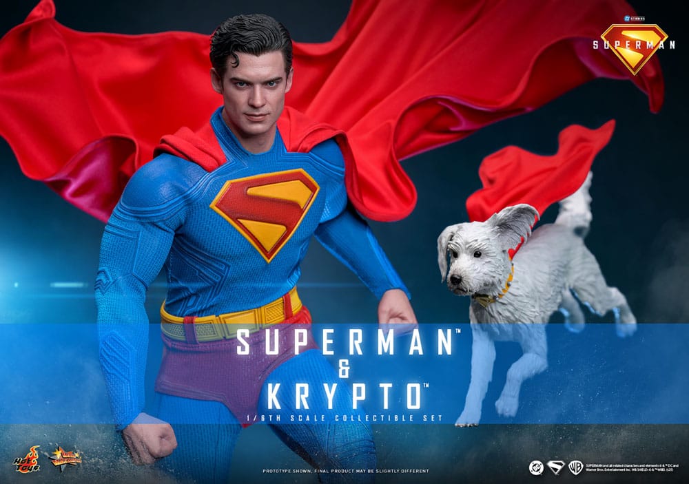 🔴PRE-ORDER Superman & Krypto 1/6 Superman (2025) Figura Movie Masterpiece