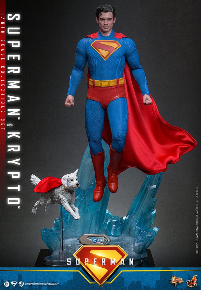 🔴PRE-ORDER Superman & Krypto 1/6 Superman (2025) Figura Movie Masterpiece