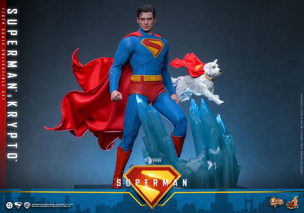 🔴PRE-ORDER Superman & Krypto 1/6 Superman (2025) Figura Movie Masterpiece