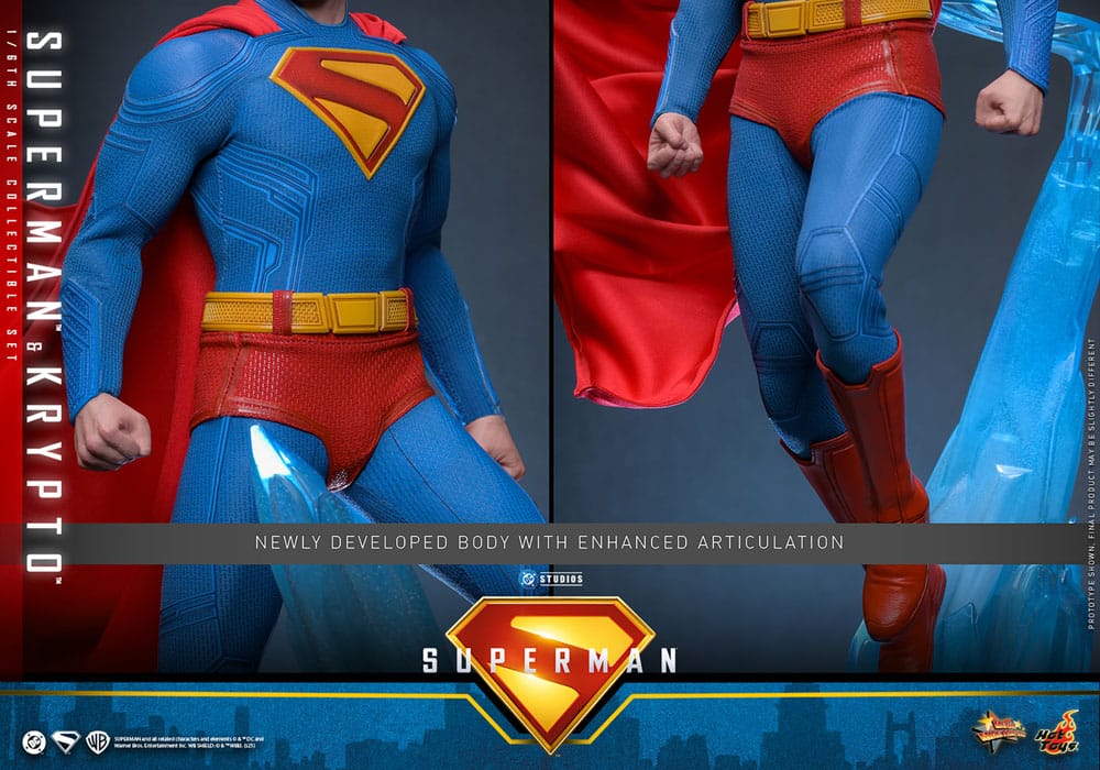 🔴PRE-ORDER Superman & Krypto 1/6 Superman (2025) Figura Movie Masterpiece
