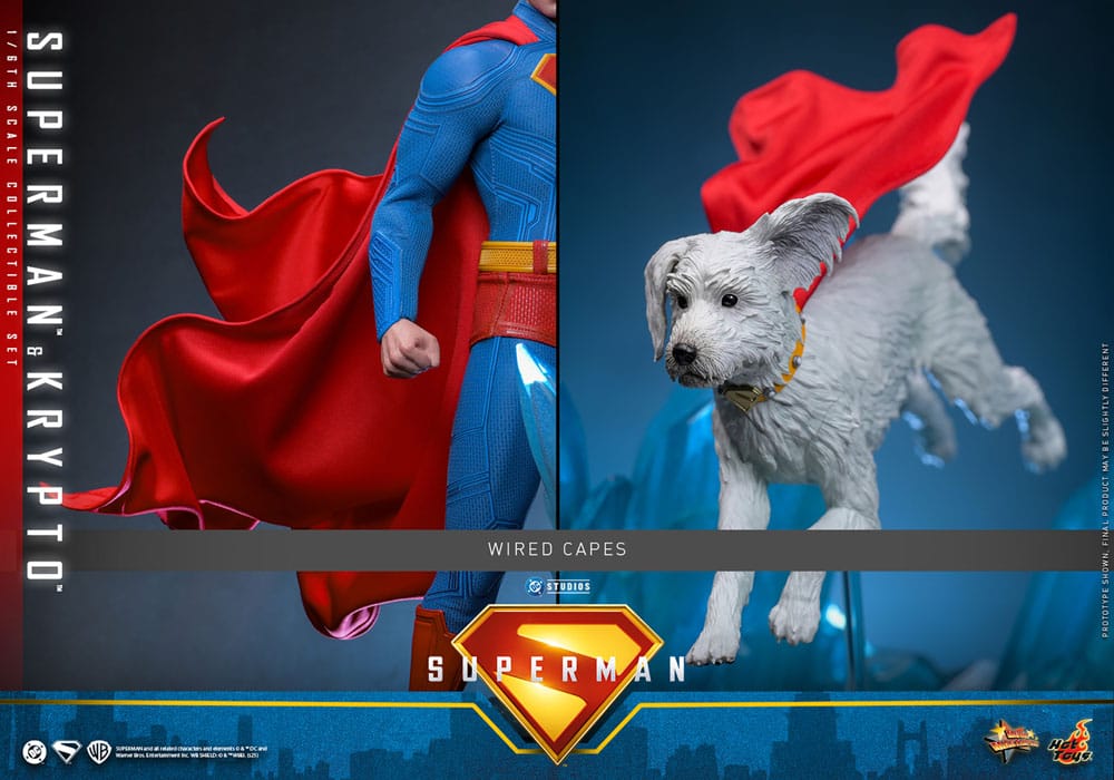 🔴PRE-ORDER Superman & Krypto 1/6 Superman (2025) Figura Movie Masterpiece
