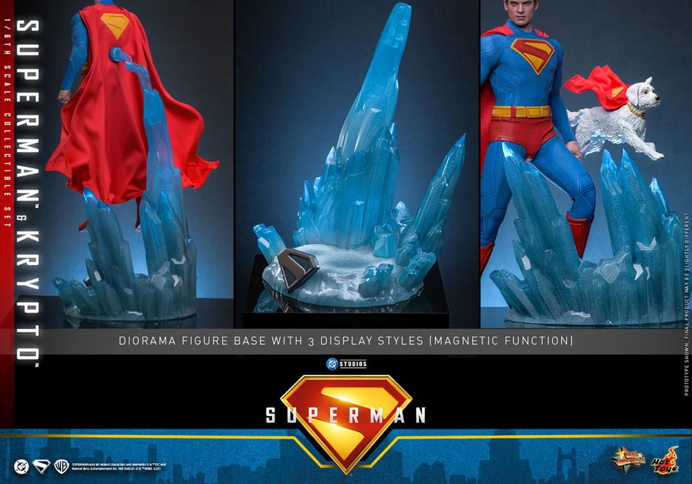 🔴PRE-ORDER Superman & Krypto 1/6 Superman (2025) Figura Movie Masterpiece