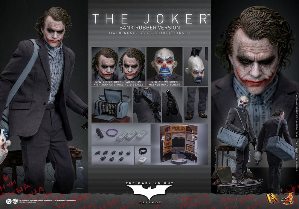 🔴PRE-ORDER The Joker (Bank Robber Version) 1/6 El Caballero oscuro Figura DX