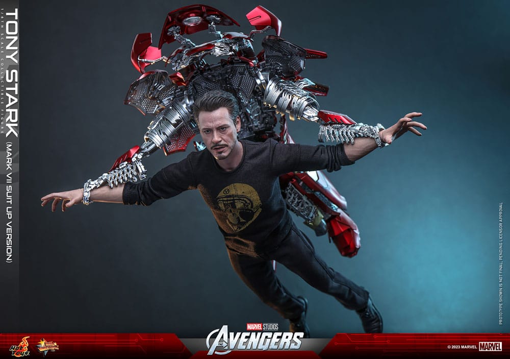 🔴PRE-ORDER Tony Stark (Mark VII Suit-Up Version) 1/6 Los Vengadores Figura Movie Masterpiece