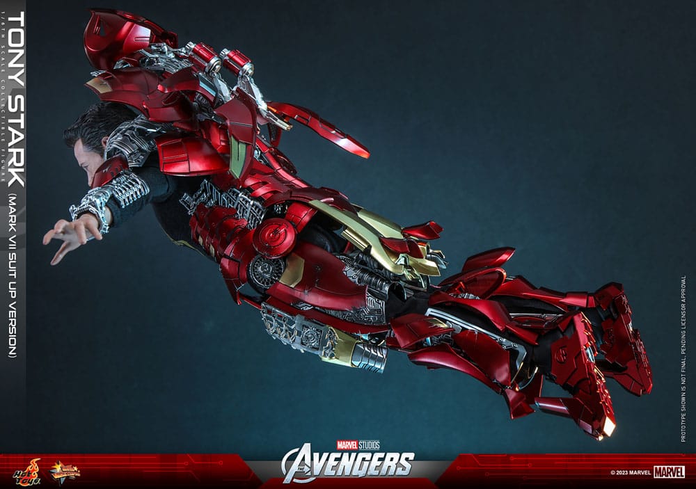 🔴PRE-ORDER Tony Stark (Mark VII Suit-Up Version) 1/6 Los Vengadores Figura Movie Masterpiece