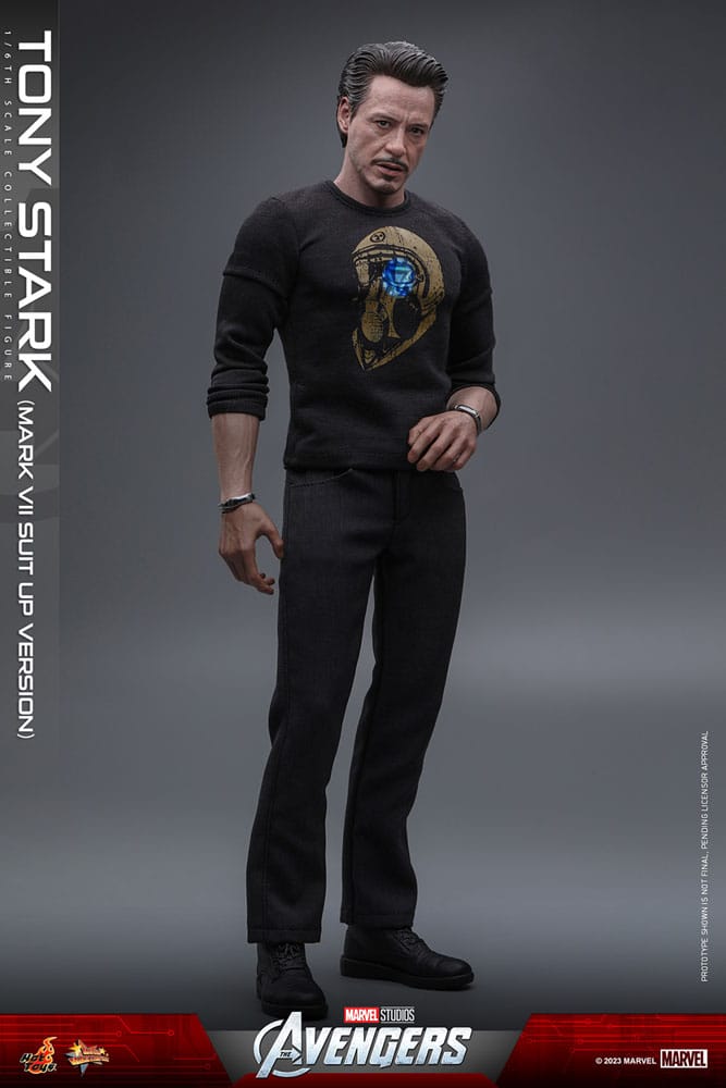 🔴PRE-ORDER Tony Stark (Mark VII Suit-Up Version) 1/6 Los Vengadores Figura Movie Masterpiece