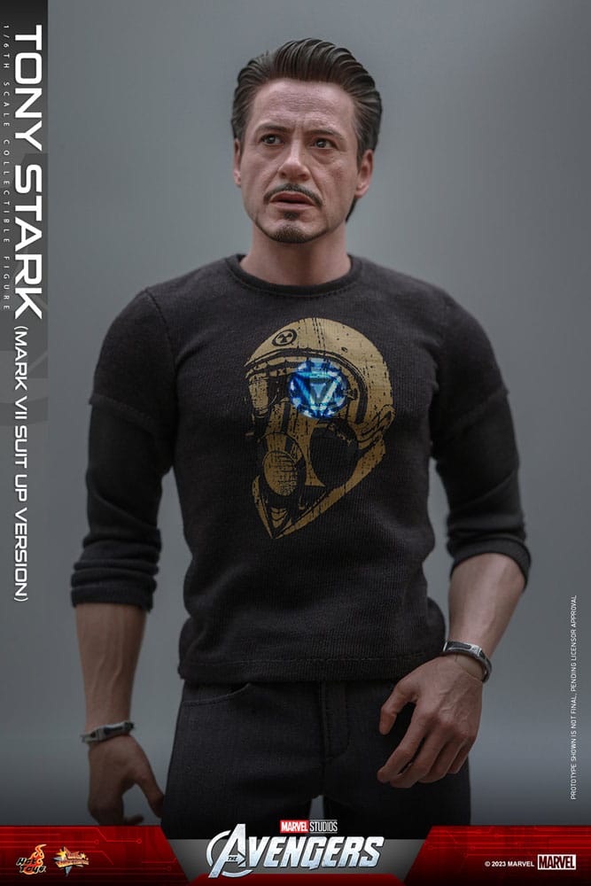 🔴PRE-ORDER Tony Stark (Mark VII Suit-Up Version) 1/6 Los Vengadores Figura Movie Masterpiece