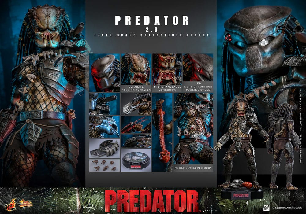 🔴PRE-ORDER Predator (2.0) 1/6 Depredador Figura Movie Masterpiece