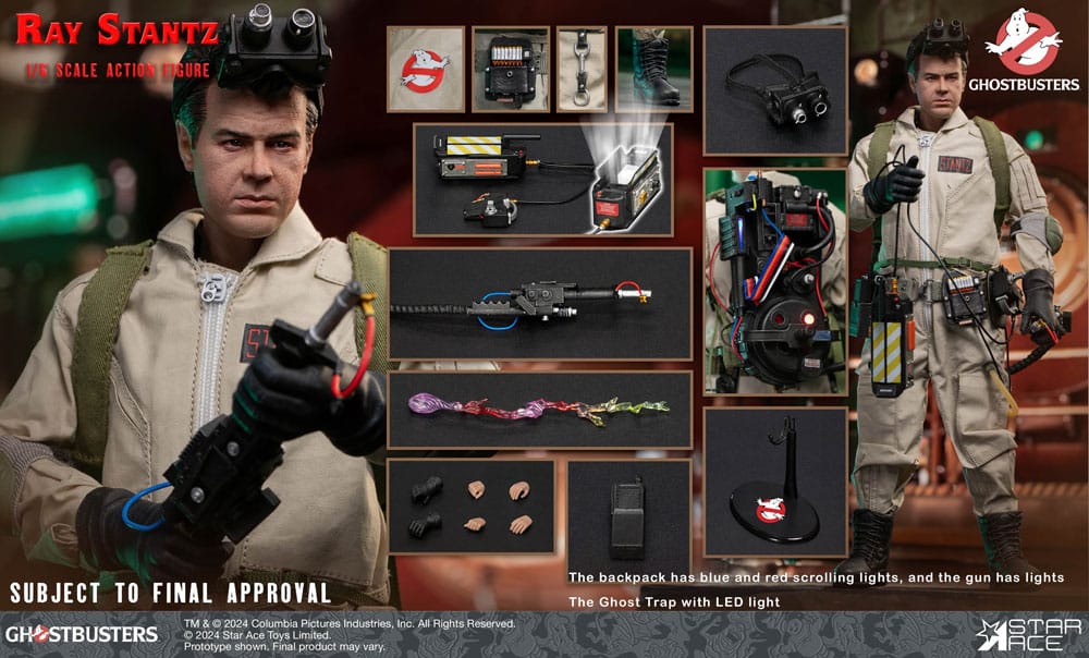 Winston Ray Stantz 1/6 Ghostbusters (1984) Figura