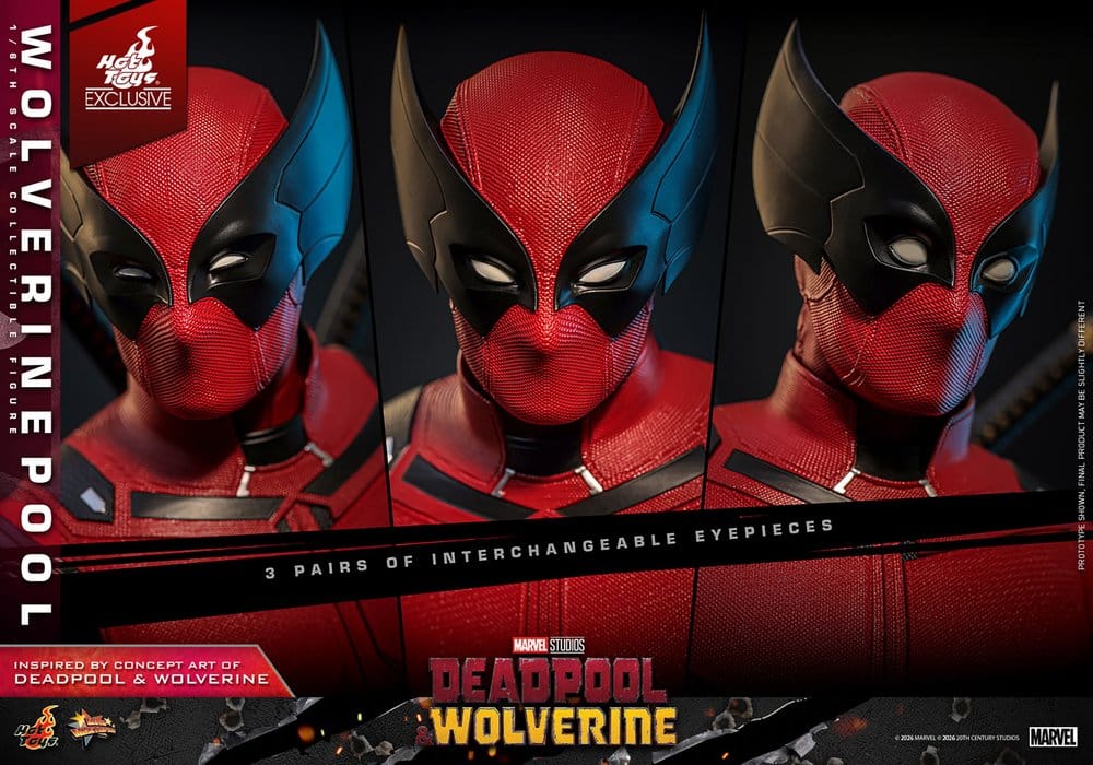 Wolverinepool 1/6 Deadpool & Wolverine Movie Masterpiece Hot Toys