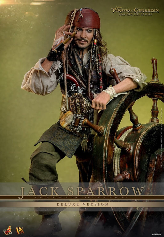 Jack Sparrow 1/6 Versión DELUXE Piratas del caribe La venganza de Salazar