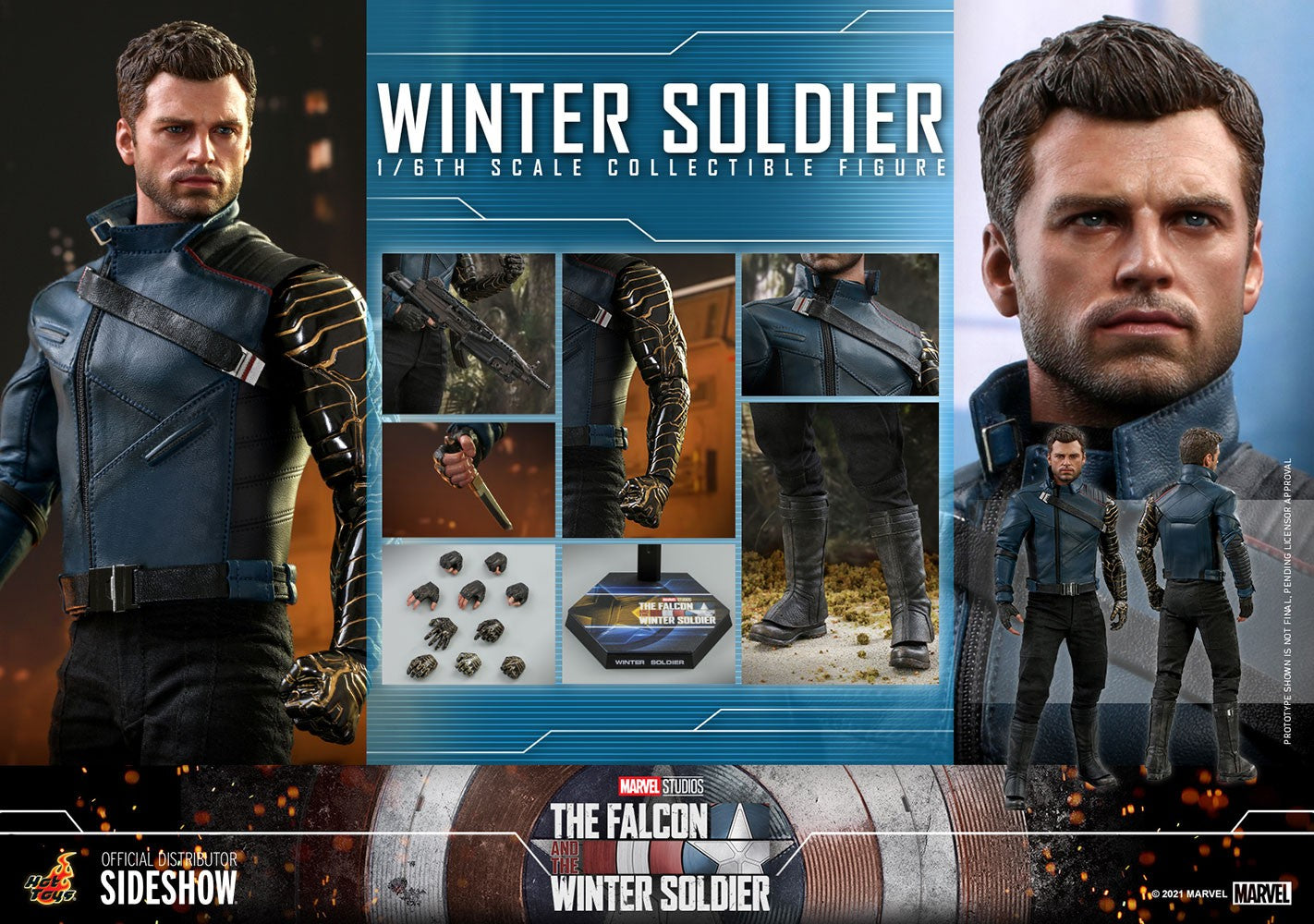 Winter Soldier 1/6 The Falcon and The Winter Soldier