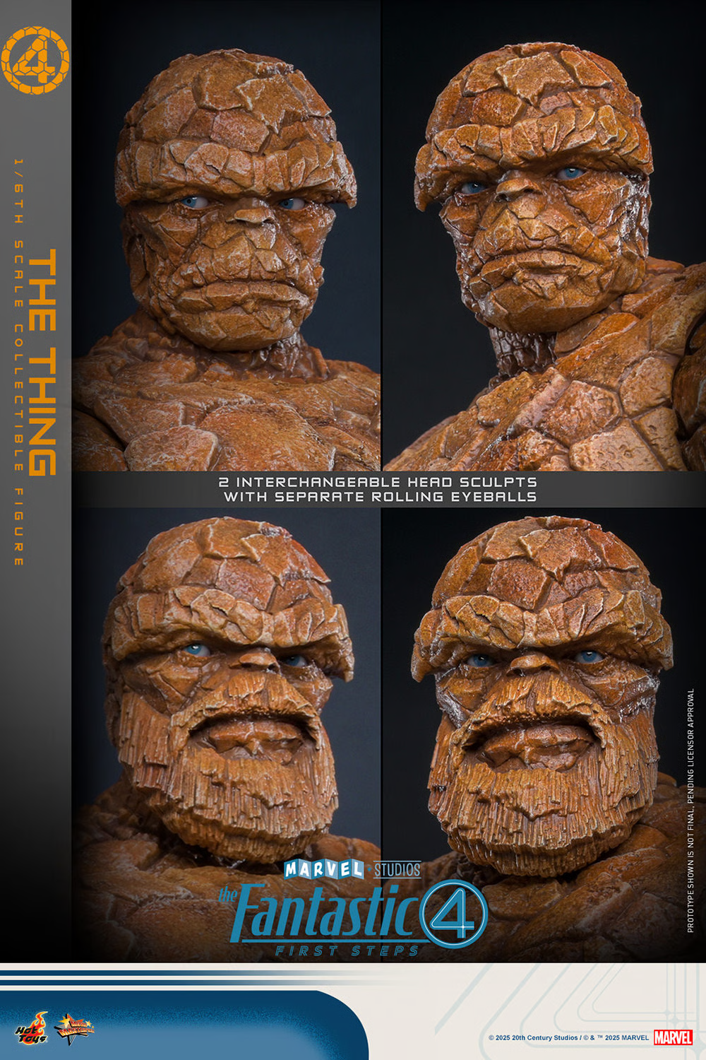 The Thing 1/6 Los 4 fantásticos Hot Toys