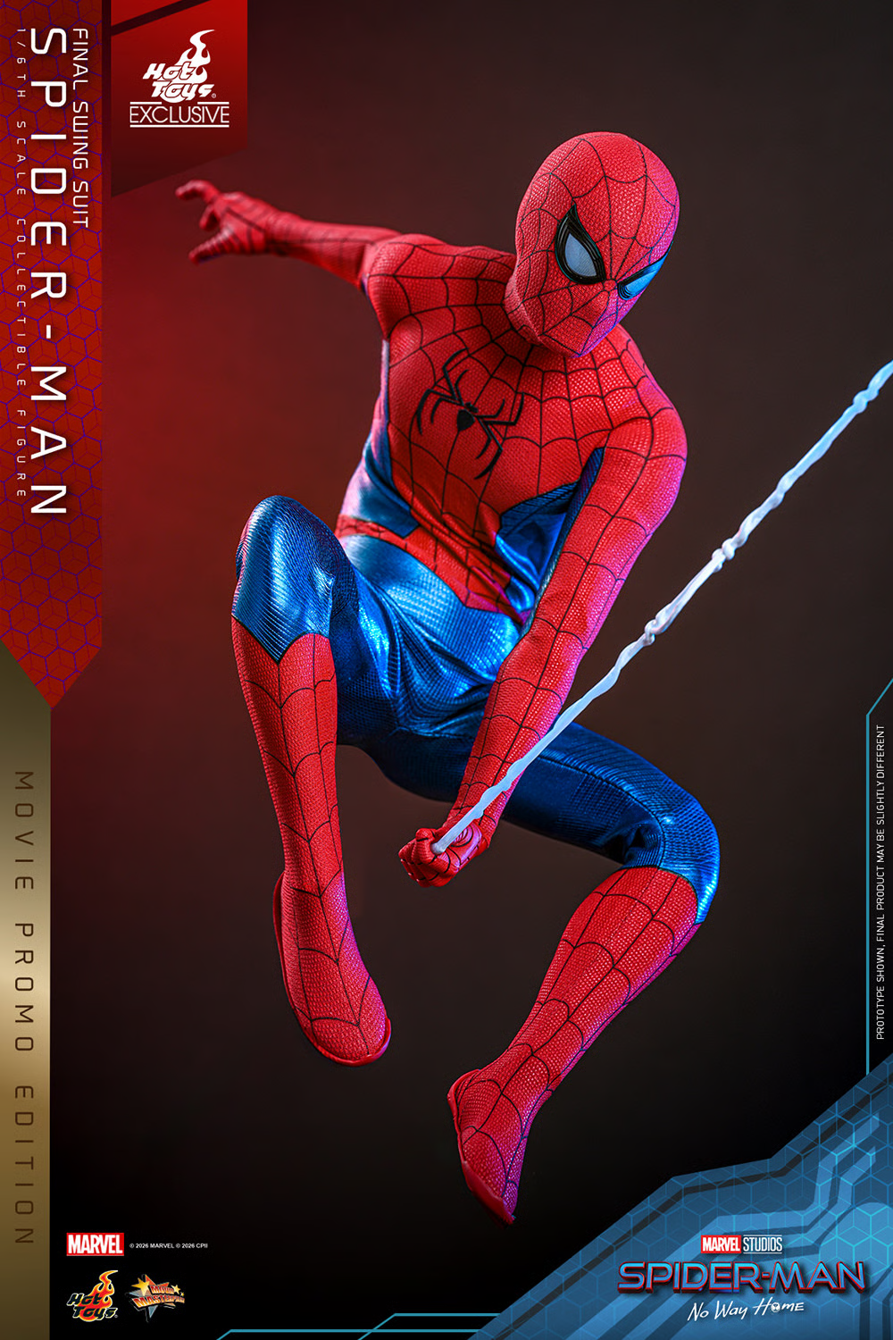 Spider-man Final Swing Suit 1/6 exclusive movie promo Hot Toys