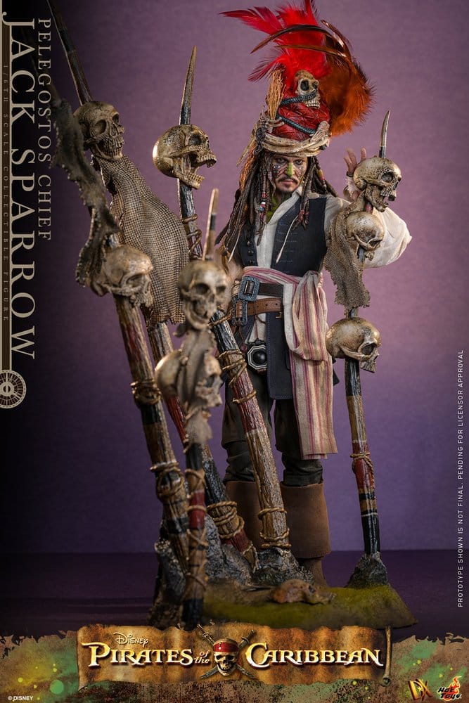 Pelegostos Chief Jack Sparrow 1/6 Piratas del Caribe: El cofre del hombre muerto