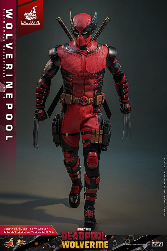 Wolverinepool 1/6 Deadpool & Wolverine Movie Masterpiece Hot Toys