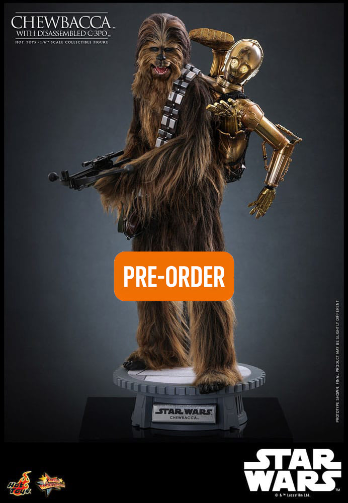 🔴PRE-ORDER Chewbacca with Disassembled C-3PO 1/6 Star Wars Episode V Figura Movie Masterpiece