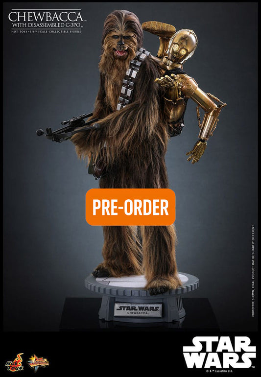 🔴PRE-ORDER Chewbacca with Disassembled C-3PO 1/6 Star Wars Episode V Figura Movie Masterpiece
