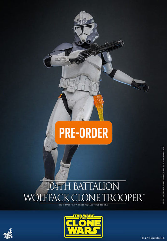 🔴PRE-ORDER 104th Battalion Wolfpack Clone Trooper Deluxe Version 1/6 Star Wars The Clone Wars Figura