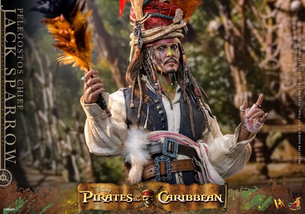 Pelegostos Chief Jack Sparrow 1/6 Piratas del Caribe: El cofre del hombre muerto