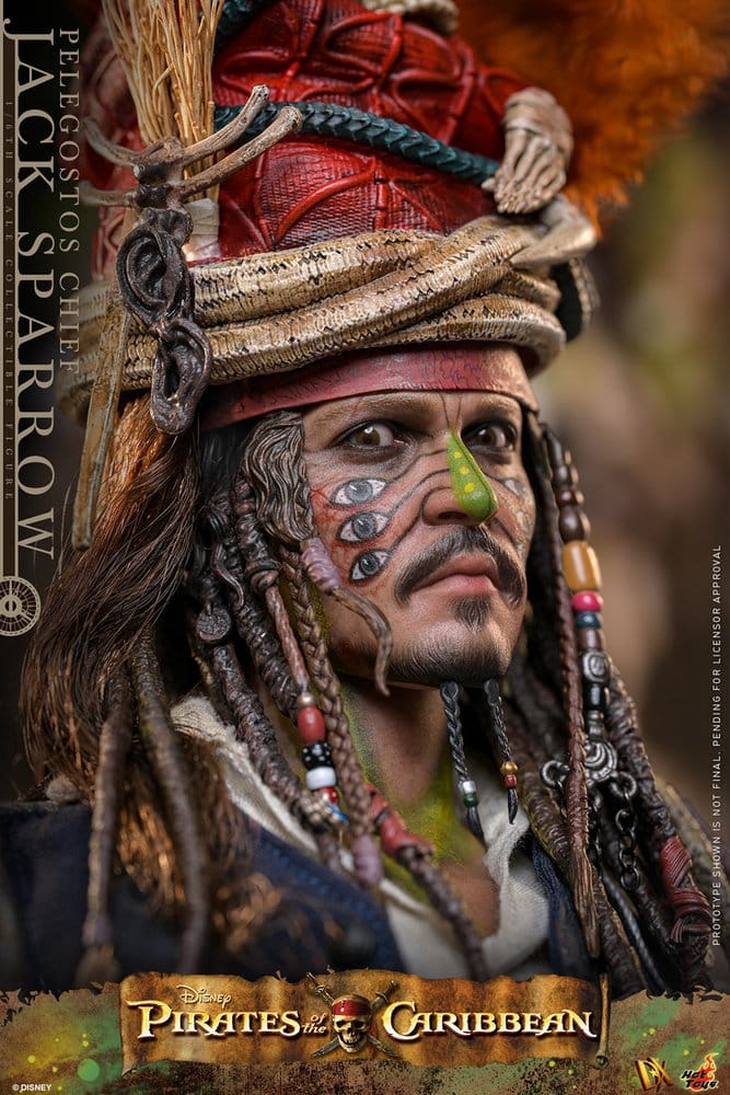 Pelegostos Chief Jack Sparrow 1/6 Piratas del Caribe: El cofre del hombre muerto