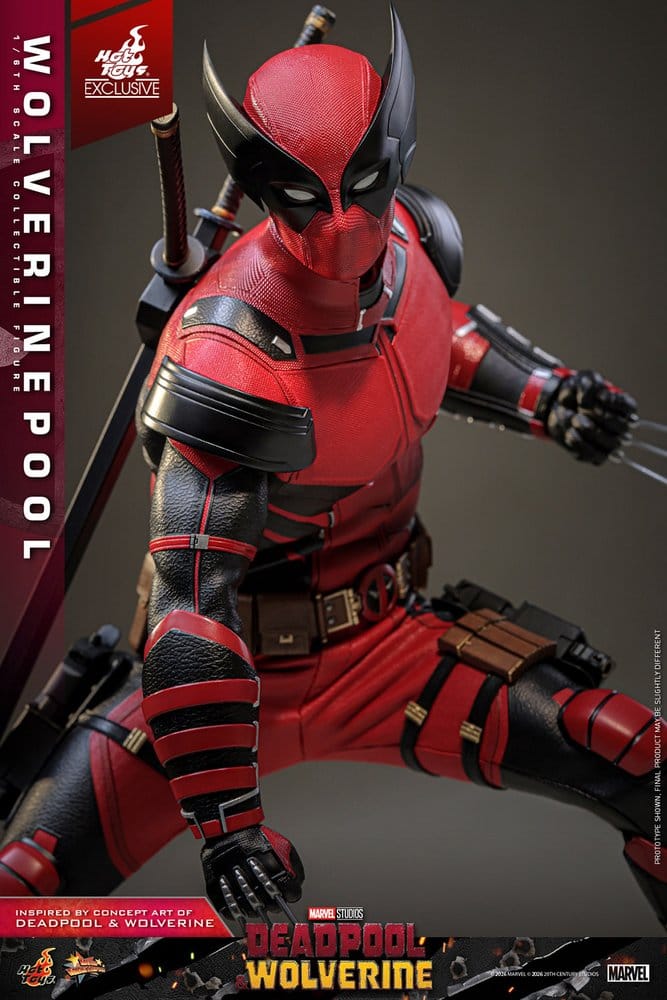 Wolverinepool 1/6 Deadpool & Wolverine Movie Masterpiece Hot Toys