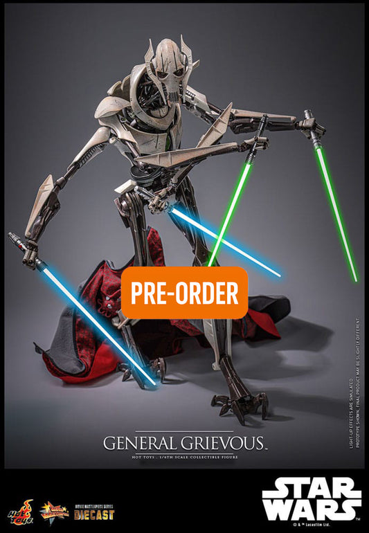 🔴PRE-ORDER General Grievous 1/6 Star Wars Figura Movie Masterpiece Diecast