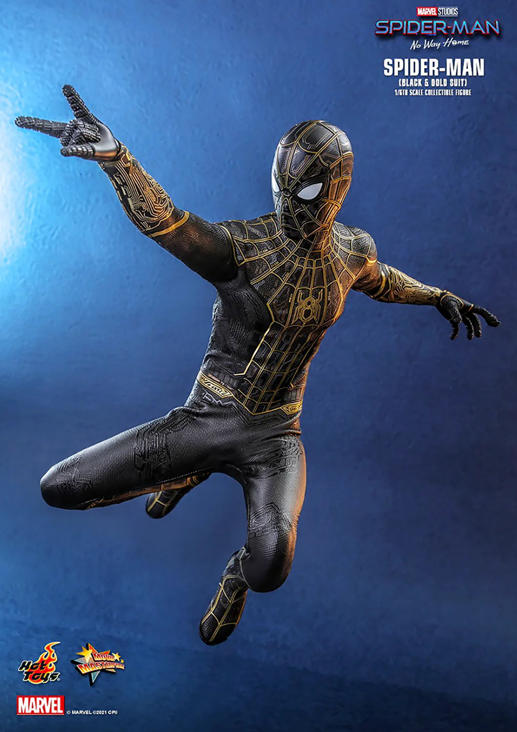 Spider-Man Black & Gold Suit 1/6 Spider-Man No Way Home