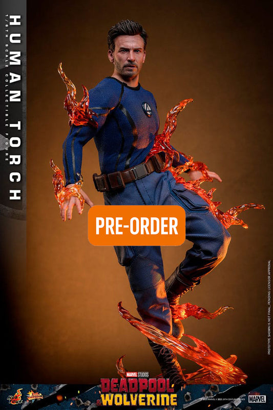 🔴PRE-ORDER Human Torch 1/6 Deadpool & Wolverine Movie Masterpiece Figura
